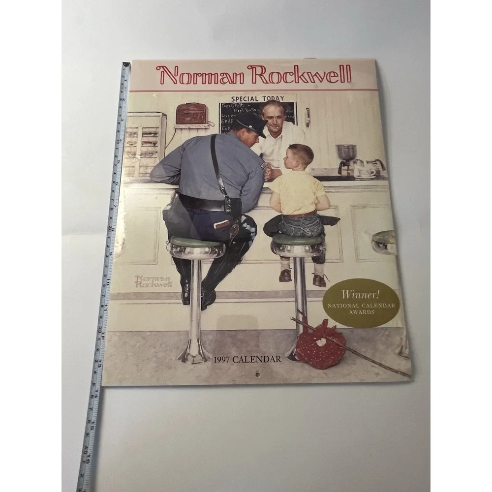 Vintage Norman Rockwell Art Wall Calendar 1997 Size 11